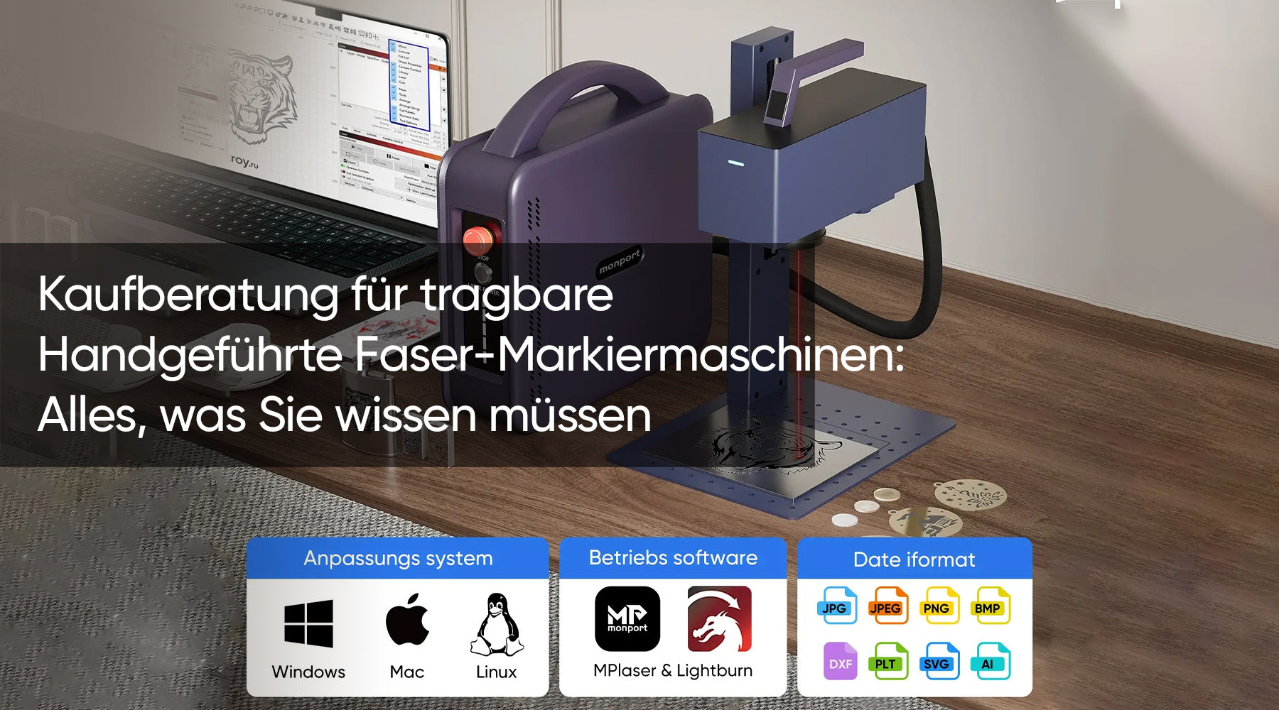 Kaufberatung für tragbare Handgeführte Faser-Markiermaschinen: Alles, was Sie wissen müssen