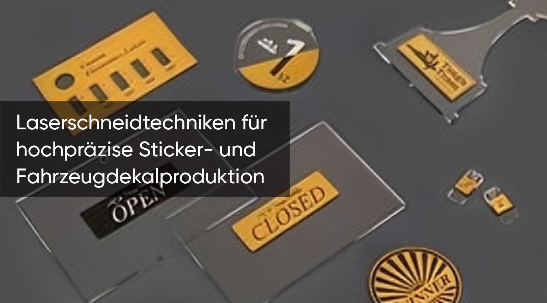 Laserschneidtechniken für hochpräzise Sticker- und Fahrzeugdekalproduktion