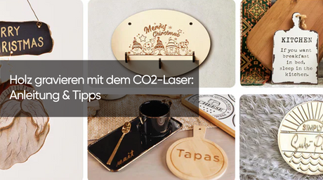 Holz gravieren mit dem CO2-Laser – Anleitung und die besten Holzarten für die Lasergravur