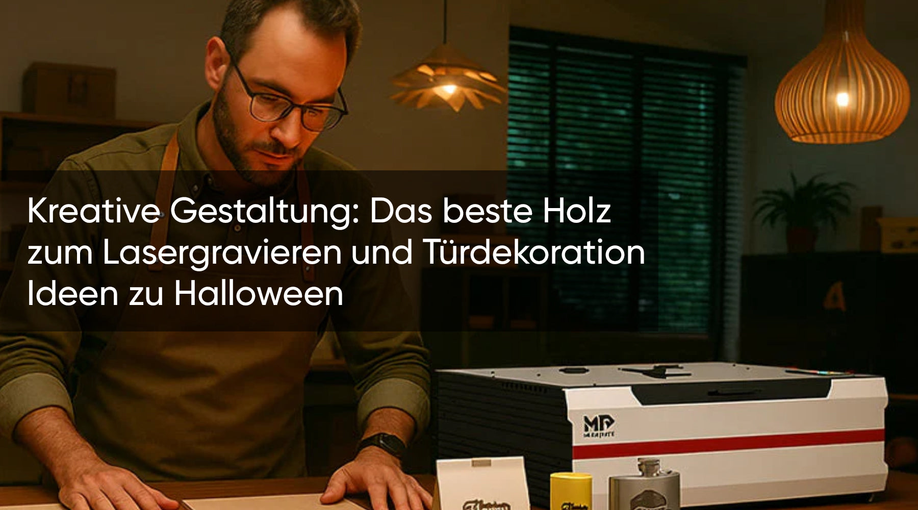 Kreative Gestaltung: Das beste Holz zum Lasergravieren und Türdekoration Ideen zu Halloween