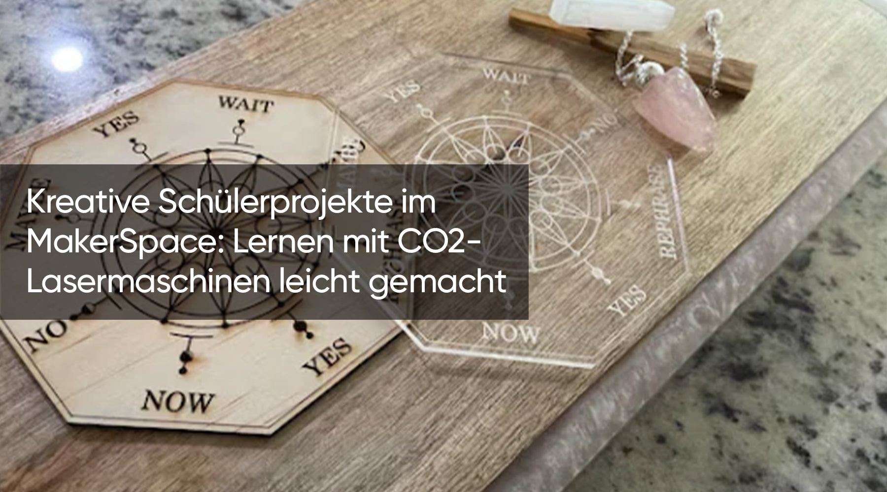 Kreative Schülerprojekte im MakerSpace: Lernen mit CO2 Lasermaschinen leicht gemacht
