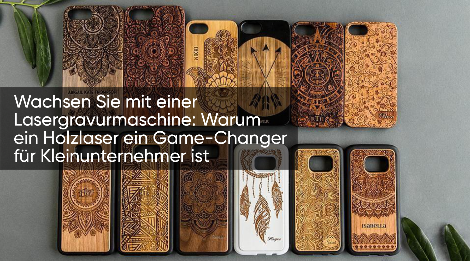 Wachsen Sie mit einer Lasergravurmaschine: Warum ein Holzlaser ein Game-Changer für Kleinunternehmer ist