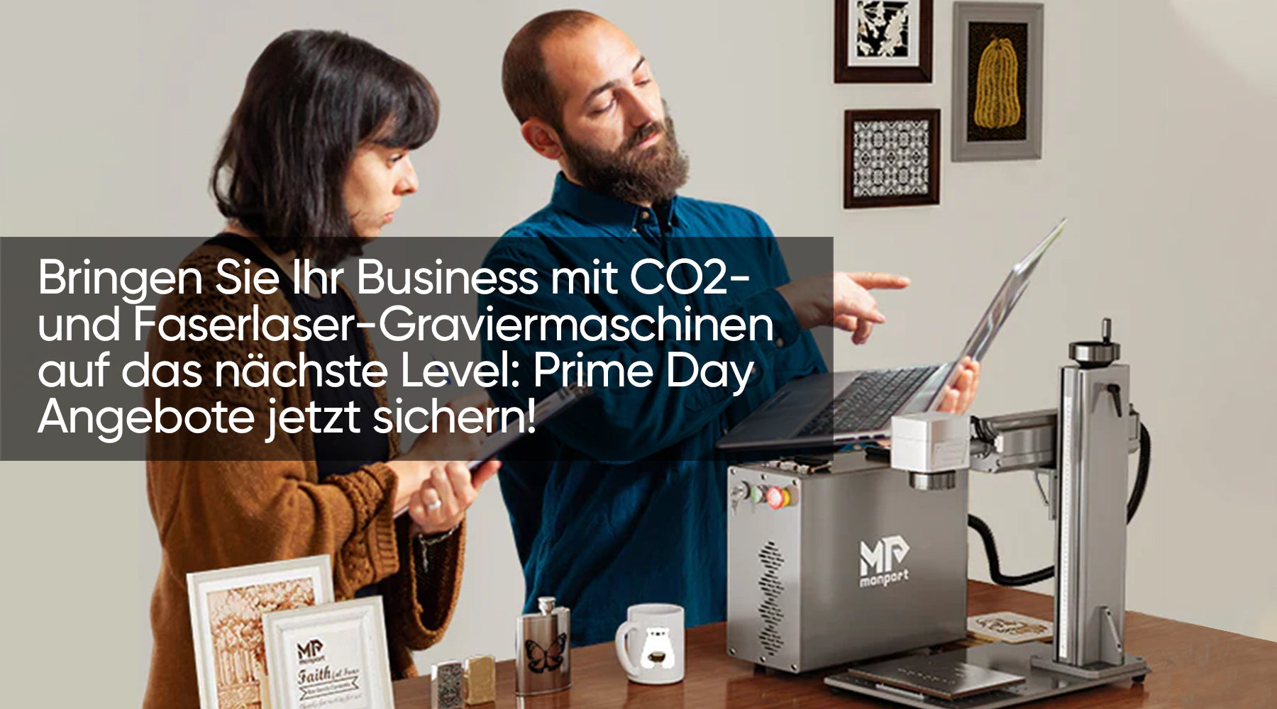 Bringen Sie Ihr Business mit CO2- und Faserlaser-Graviermaschinen auf das nächste Level: Prime Day Angebote jetzt sichern!