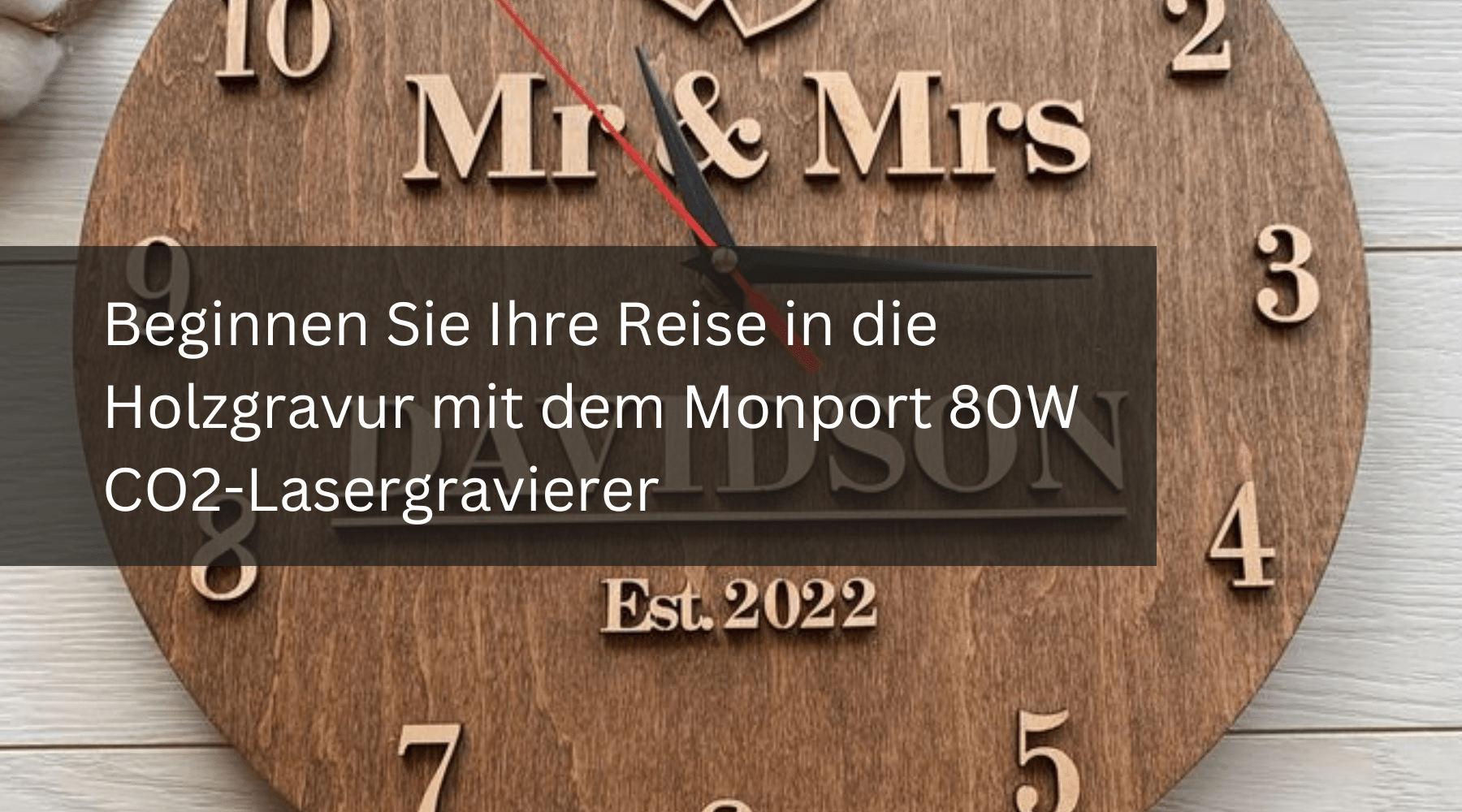 Beginnen Sie Ihre Reise in die Holzgravur mit dem Monport 80W CO2-Lasergravierer - MonPortlaser.de