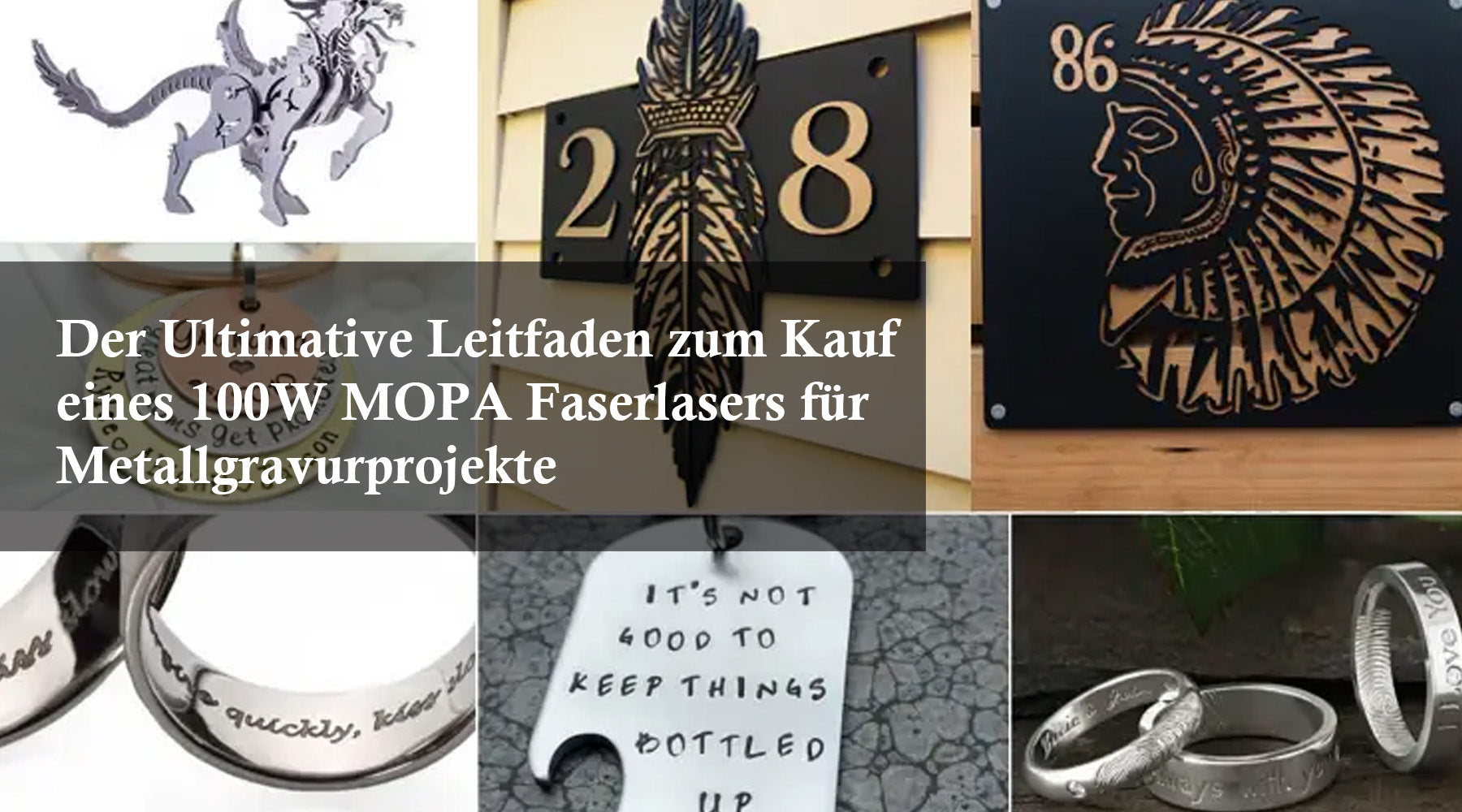 Der Ultimative Leitfaden zum Kauf eines 100W MOPA Faserlasers für Metallgravurprojekte