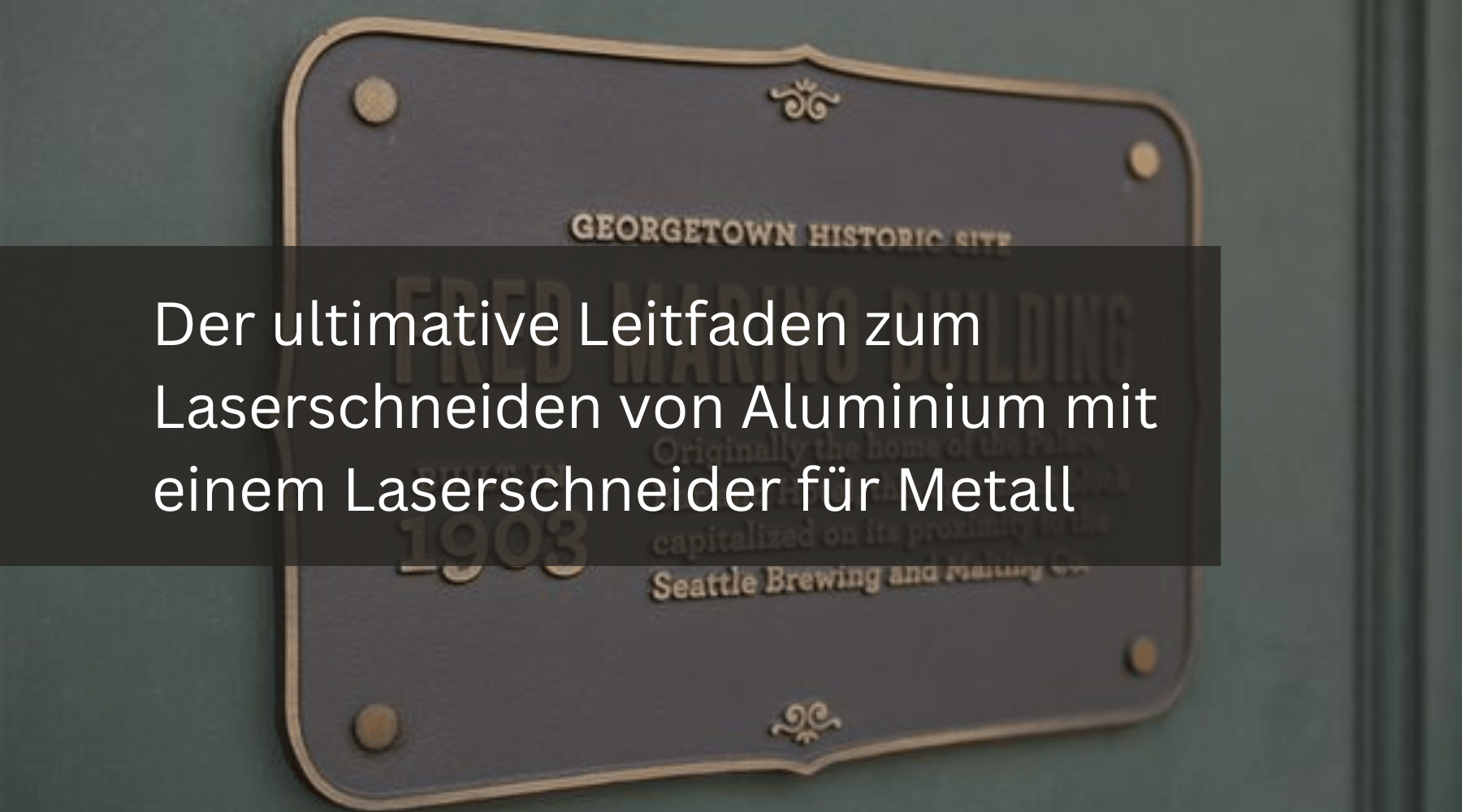 Der ultimative Leitfaden zum Laserschneiden von Aluminium mit einem Laserschneider für Metall - MonPortlaser.de