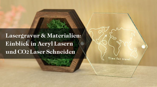 Lasergravur & Materialien: Einblick in Acryl Lasern und CO2 Laser Schneiden - MonPortlaser.de