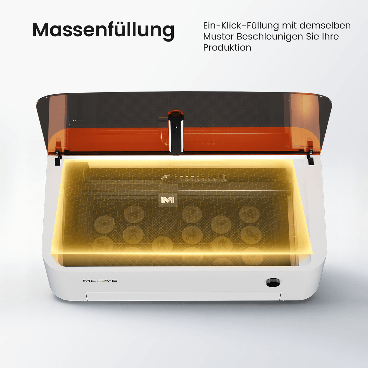 Monport MegaS – Upgrade der Mega-Serie: 70W CO₂ Lasergravier- und Schneidemaschine mit intelligenter Präzision