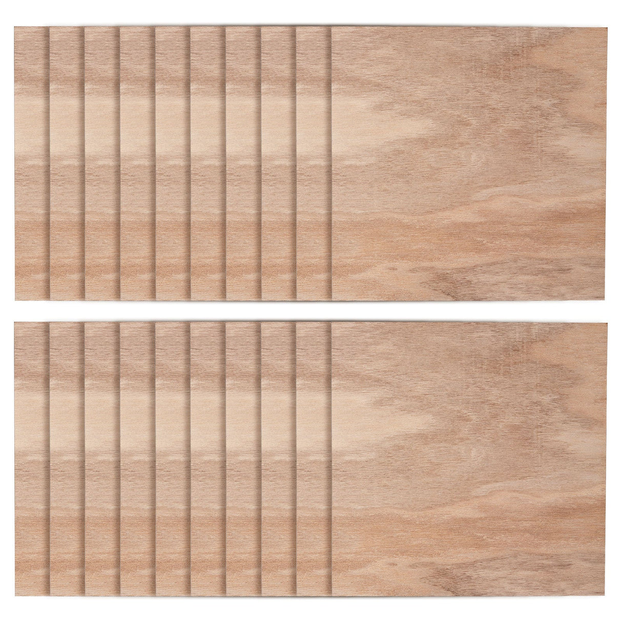 Monport ausgewältes Paulownia-Sperrholz für Lasergravierer und -schneider, DIY-Basteln