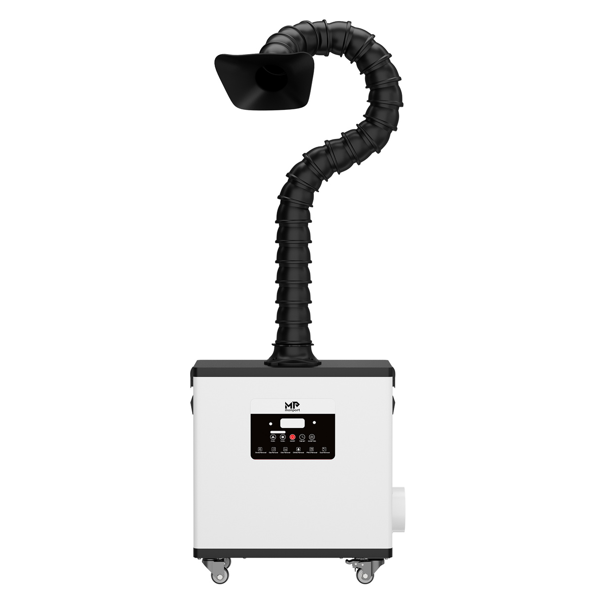 Monport 260W Laserrauchabsauganlage mit 4-stufigem Filtersystem – Für CO₂- und Faserlaser-Graviermaschinen