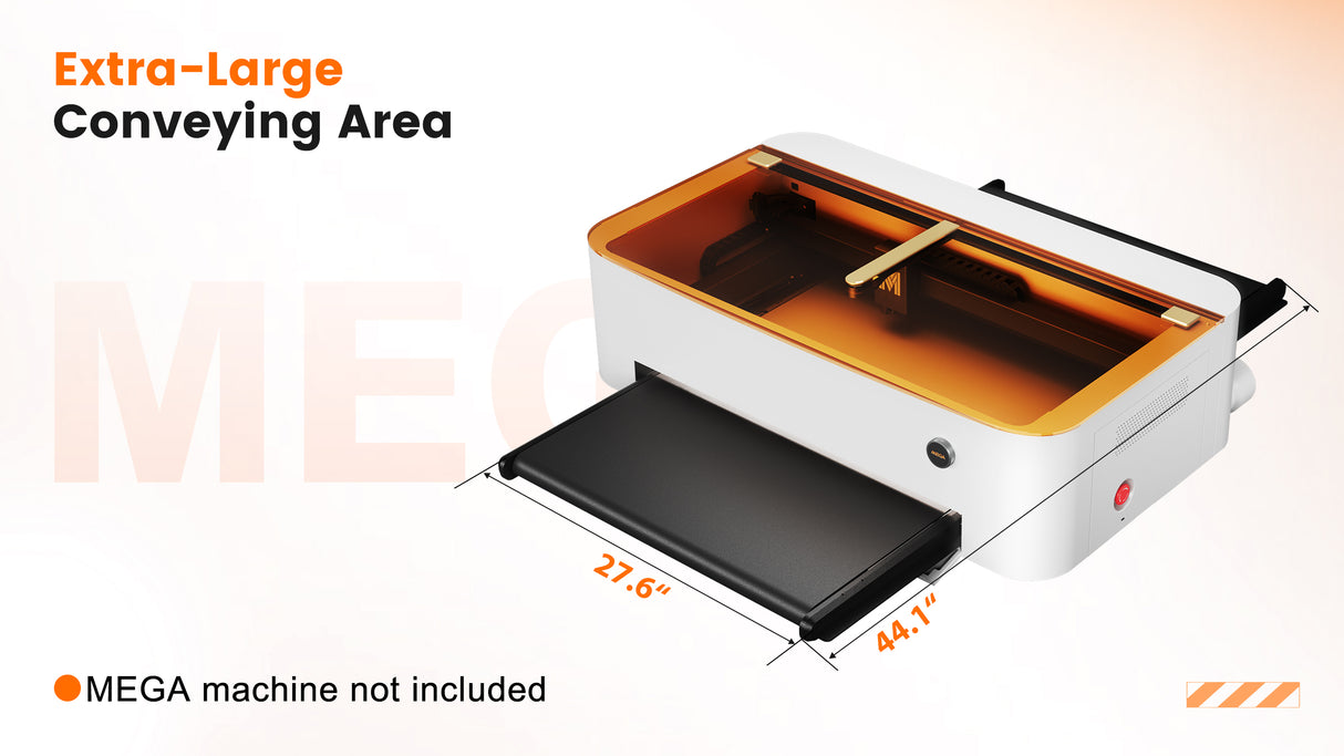 Monport-Förderband für die intelligente Mega 70W-Desktop-Graviermaschine