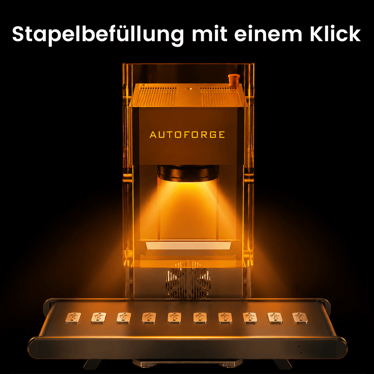 Monport AutoForge Dual-Laser Lasergraviermaschine mit 30W Faserlaser & 20W Diodenlaser – Präzise und tragbare Lasergravurmaschine