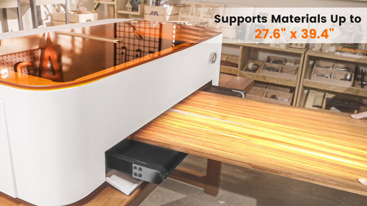 Monport-Förderband für die intelligente Mega 70W-Desktop-Graviermaschine