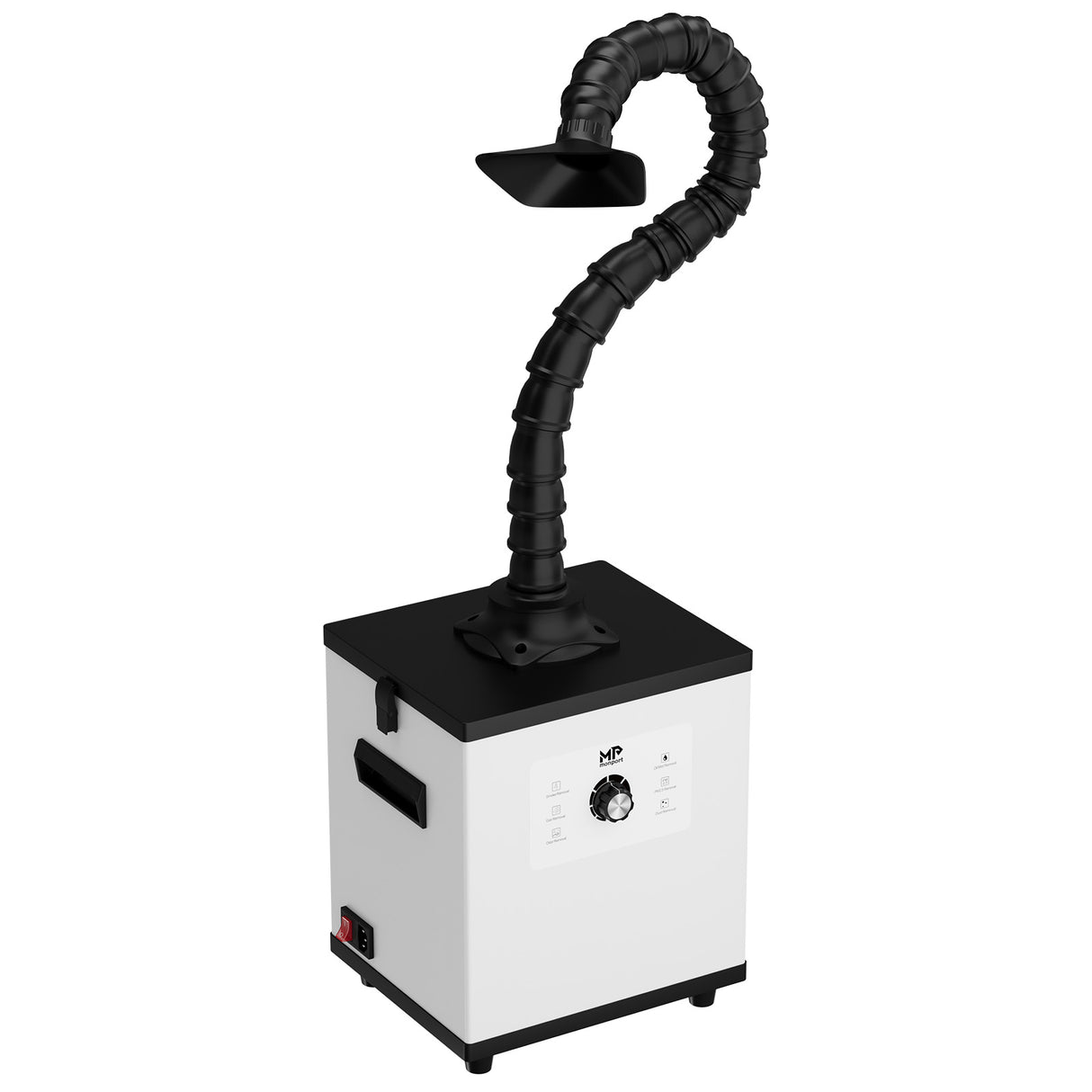 Monport 200W Laserabsaugung mit 4-Schicht-Filter für CO2- und Faser-Lasergravierer