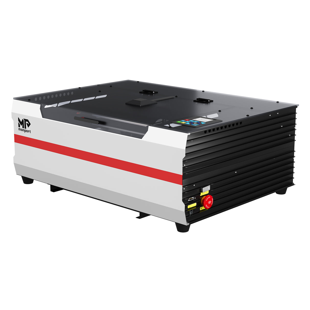 Monport Reno45 Pro Vision 45W Desktop CO2 Lasergravur- und Schneidemaschine (16" x 12") mit 8MP HD-Kamera und magnetischer Autofokus-Unterstützung