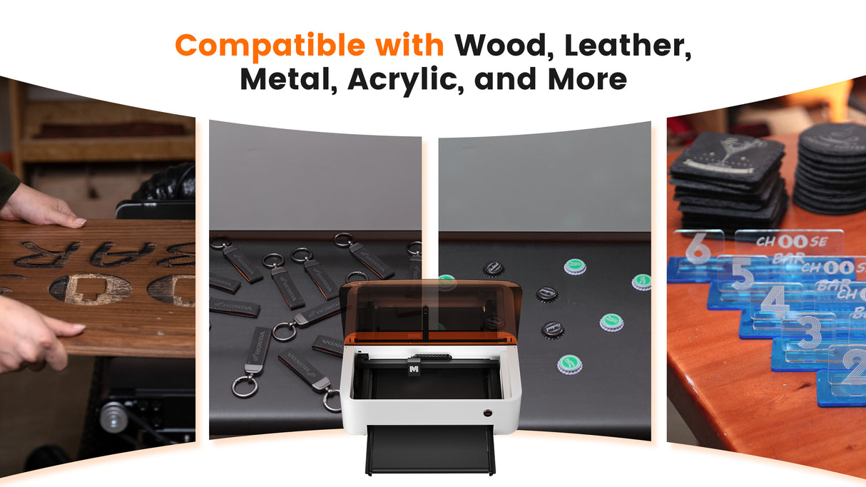 Monport-Förderband für die intelligente Mega 70W-Desktop-Graviermaschine