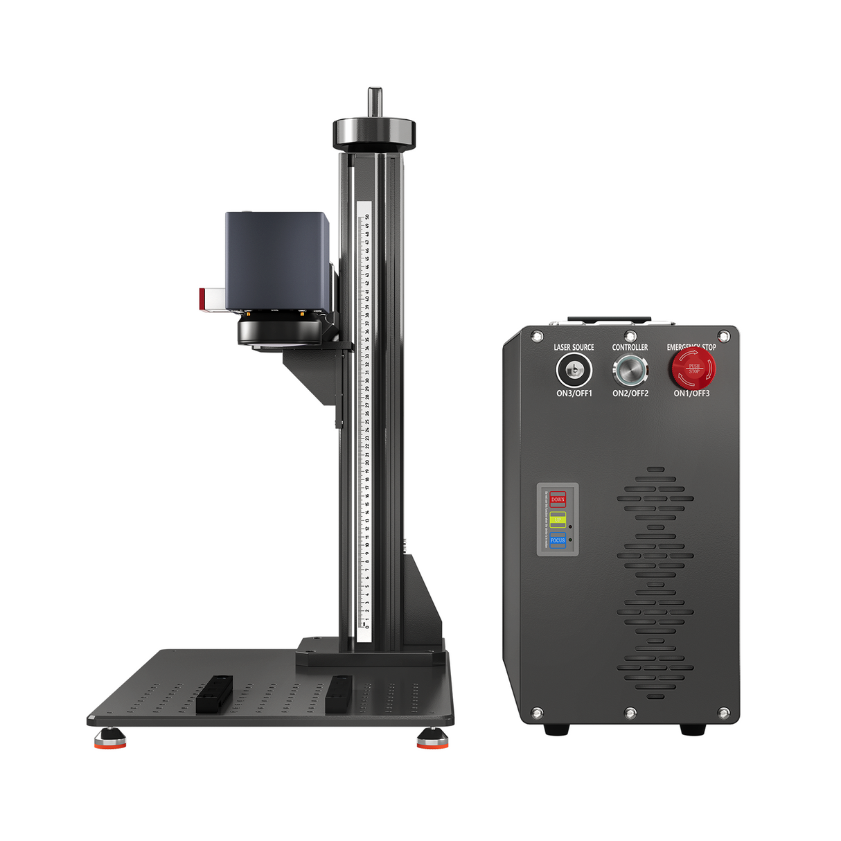 Monport GT 50W Getrennter Faserlaser-Gravier- und Markiermaschine mit Autofokus (200 mm × 200 mm) – Gerät