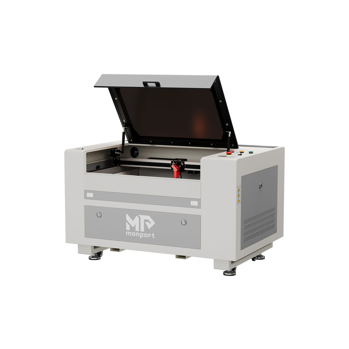 Monport 60W CO2 Laser Graviermaschine & Cutter (600 x 400mm) Gravurfläche mit Autofokus
