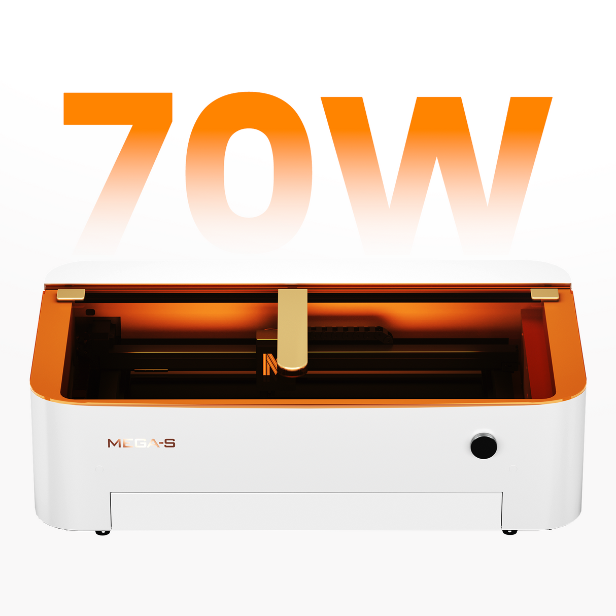 Monport MegaS – Upgrade der Mega-Serie: 70W CO₂ Lasergravier- und Schneidemaschine mit intelligenter Präzision