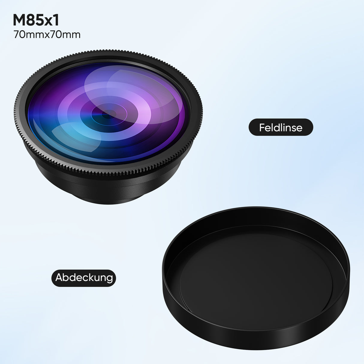 Monport F-theta M85 70mm*70mm Ersatzobjektiv für Faserlasergravierer