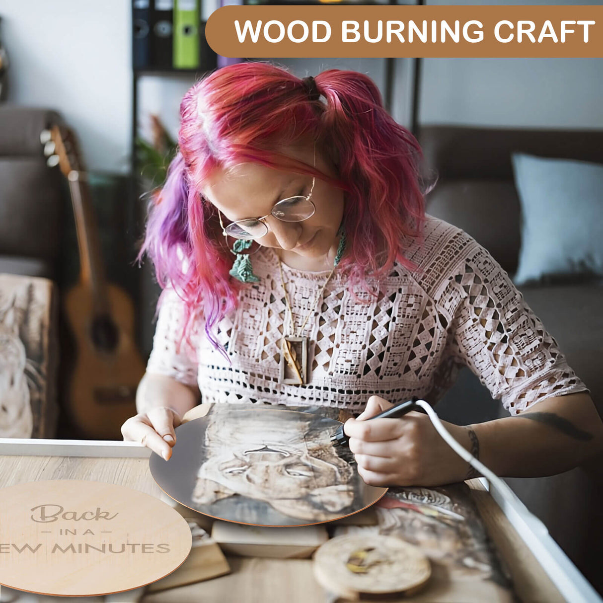 Monport Ausgewähltes Lindensperrholz für Lasergravierer und -schneider, DIY-Basteln