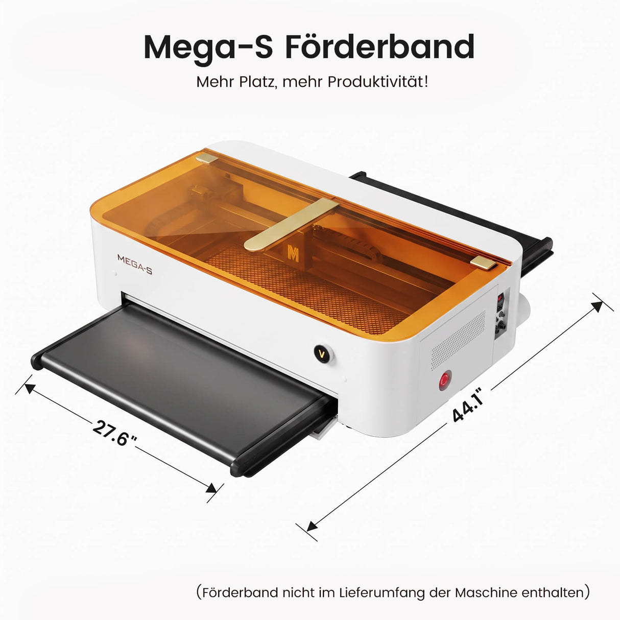 Monport MegaS – Upgrade der Mega-Serie: 70W CO₂ Lasergravier- und Schneidemaschine mit intelligenter Präzision