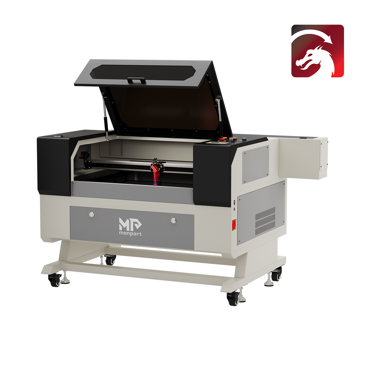 Monport 80W CO2 laser engraving machine & cutter (500x700mm) with autofocus and holder