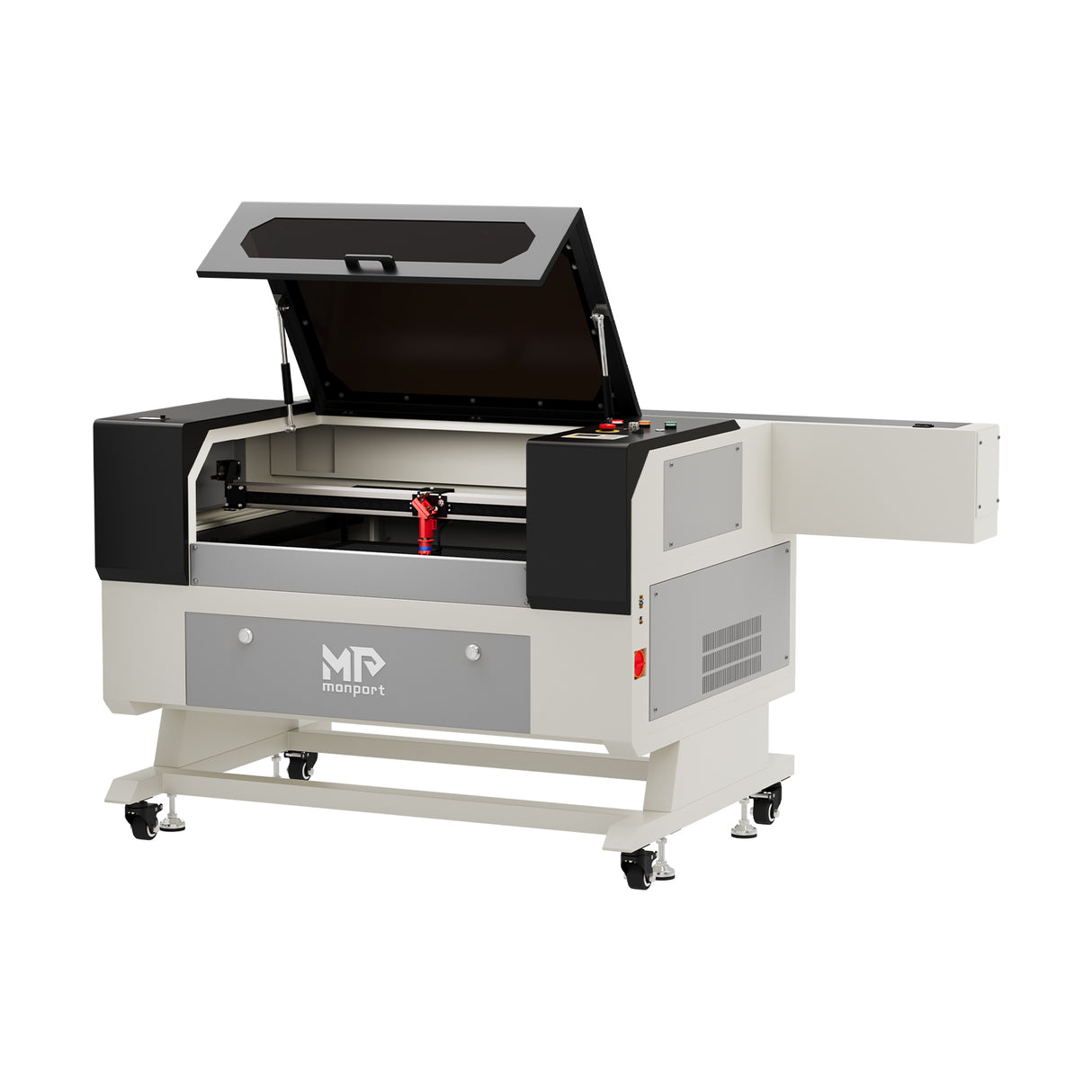 Monport CO2 100W Laser Graviermaschine & Cutter (500x700mm) mit Autofokus und Halterung