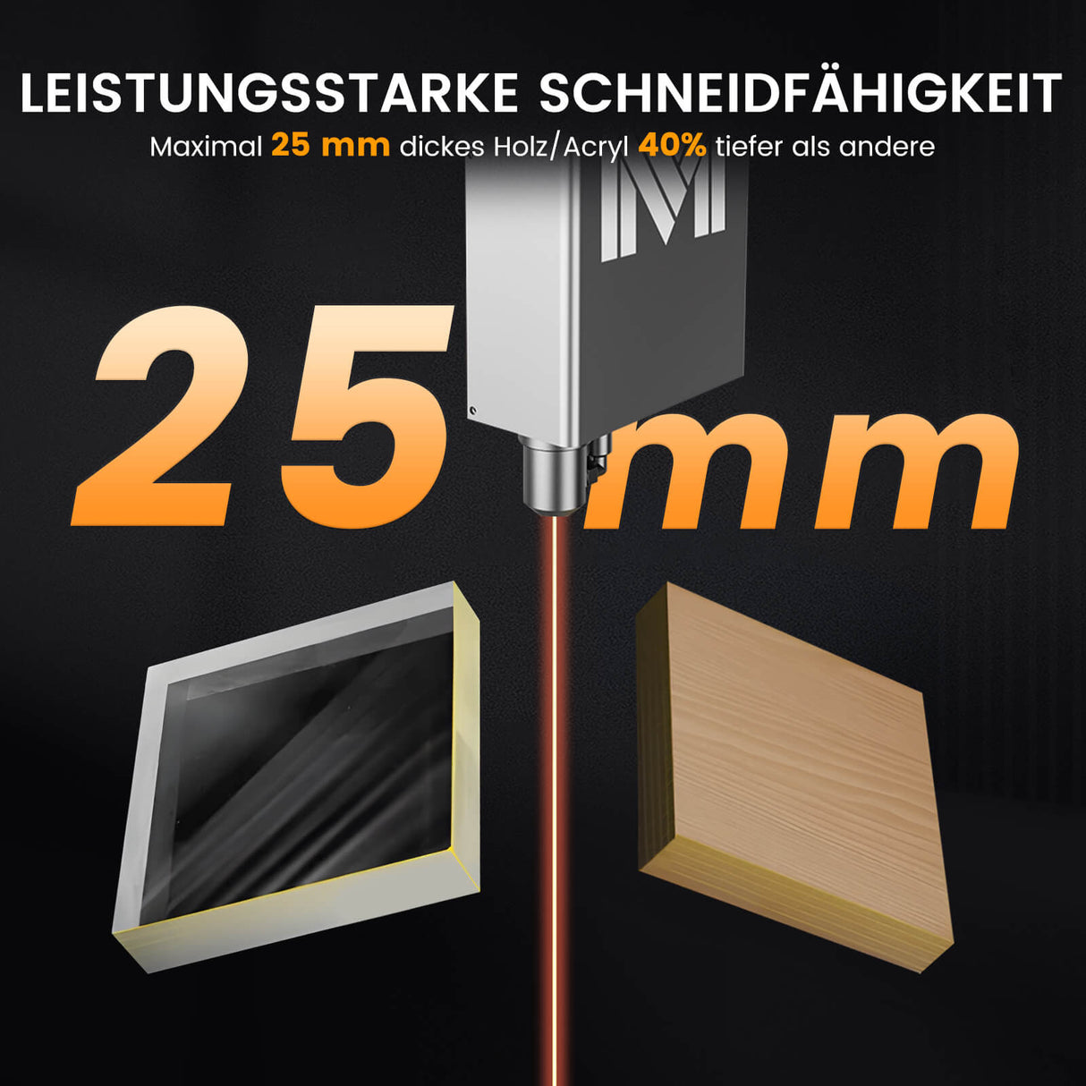 Monport Mega: Die weltweit erste intelligente 70W Desktop-Graviermaschine