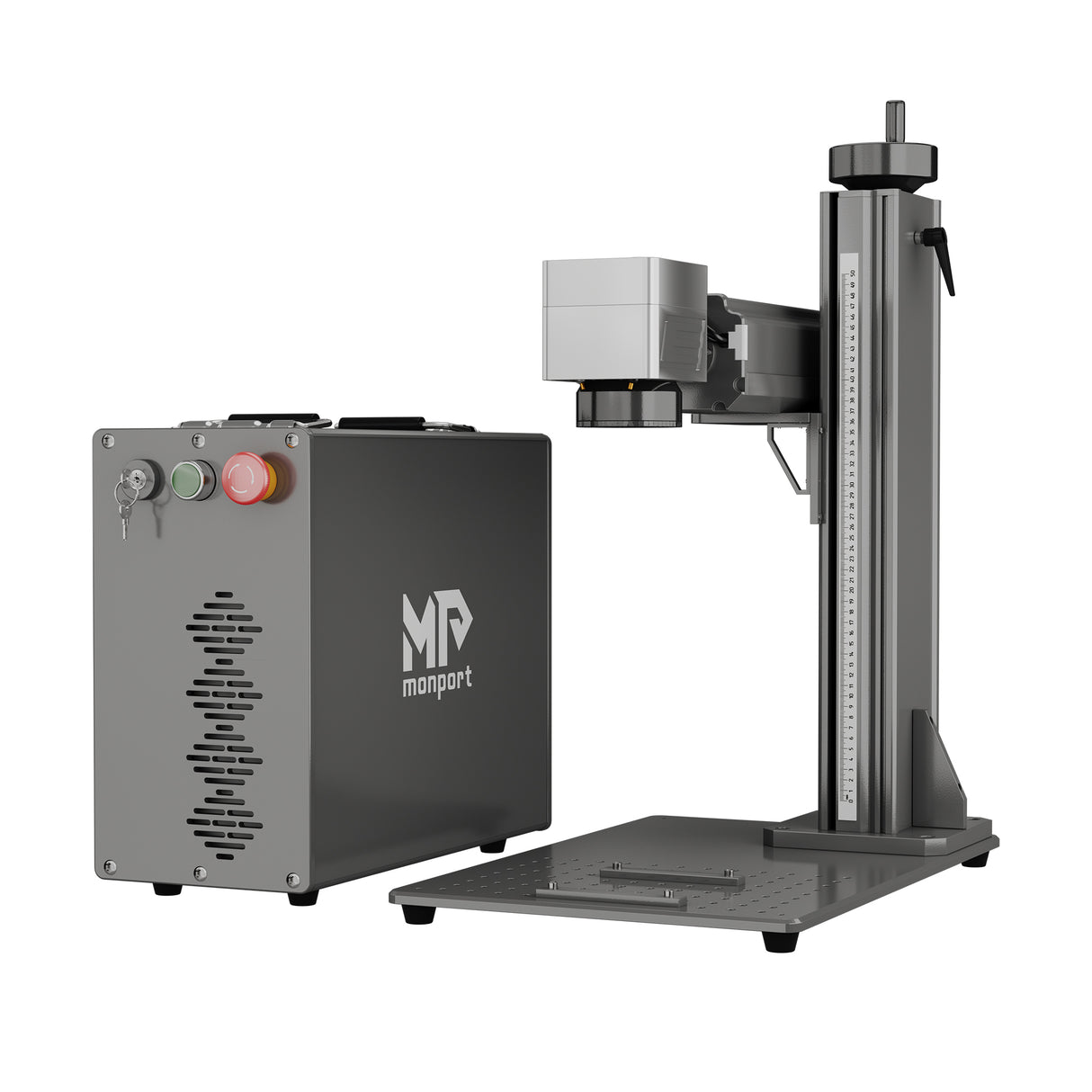 Monport 100W (175 x 175 cm) GPro MOPA fiber laser engraving & marking machine with manual focus