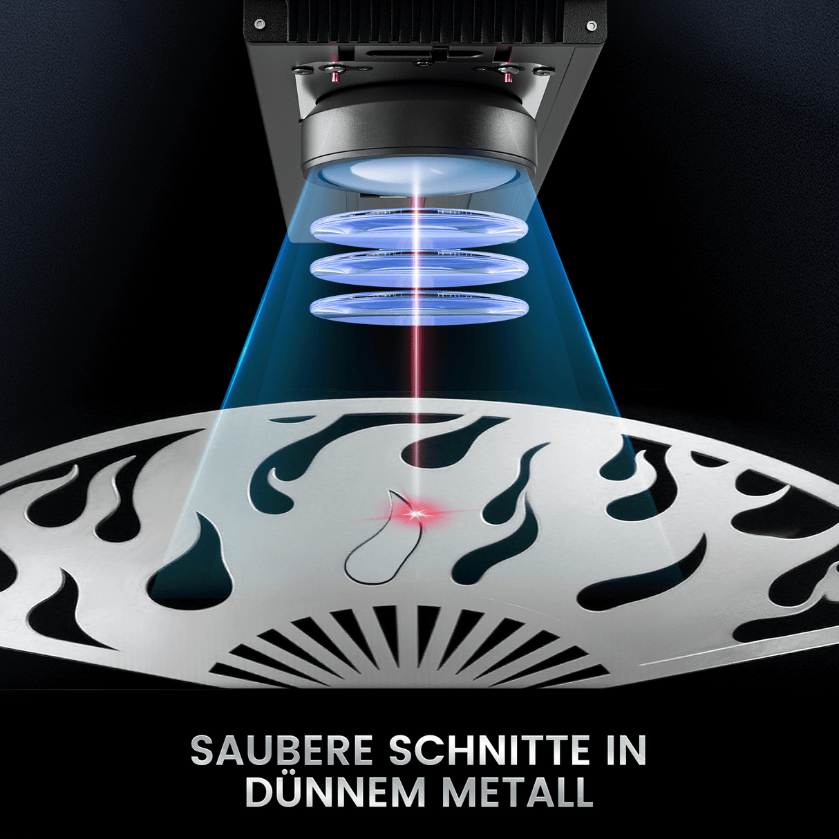 Monport GM 30W Pro Integrierte JPT MOPA Faserlaser-Graviermaschine & Markiermaschine mit Autofokus - Maschine