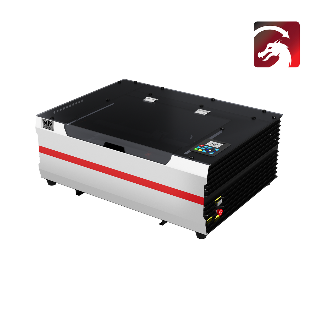 Monport Reno45 Pro 45W Desktop CO2-Lasergravierer und -schneider (16" x 12") mit brandneuem Assistierter Autofokus