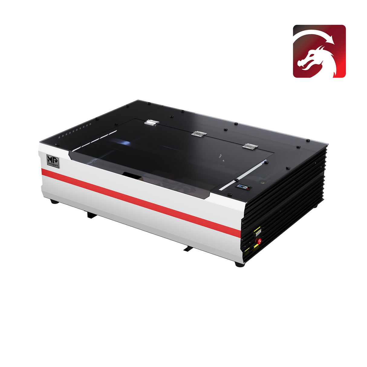 Monport Reno65 65W Desktop CO2 Lasergravierer & Schneidegerät (24“X 16“) mit brandneuem Assistierter Autofokus