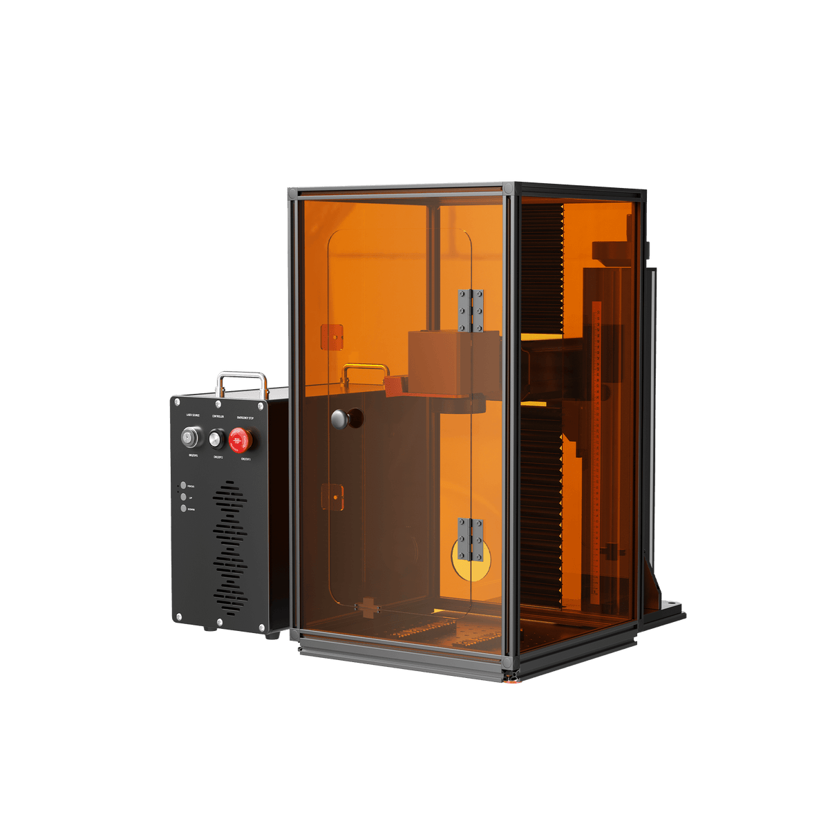 Monport GPro Vision 100W MOPA Faserlaser Maschine – Mit Vision-System für automatische Positionierung, präzise Metallgravur & Laserbeschriftung