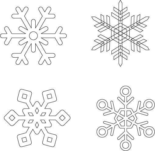 Holzschneeflocke - Datei - MonPortlaser.de