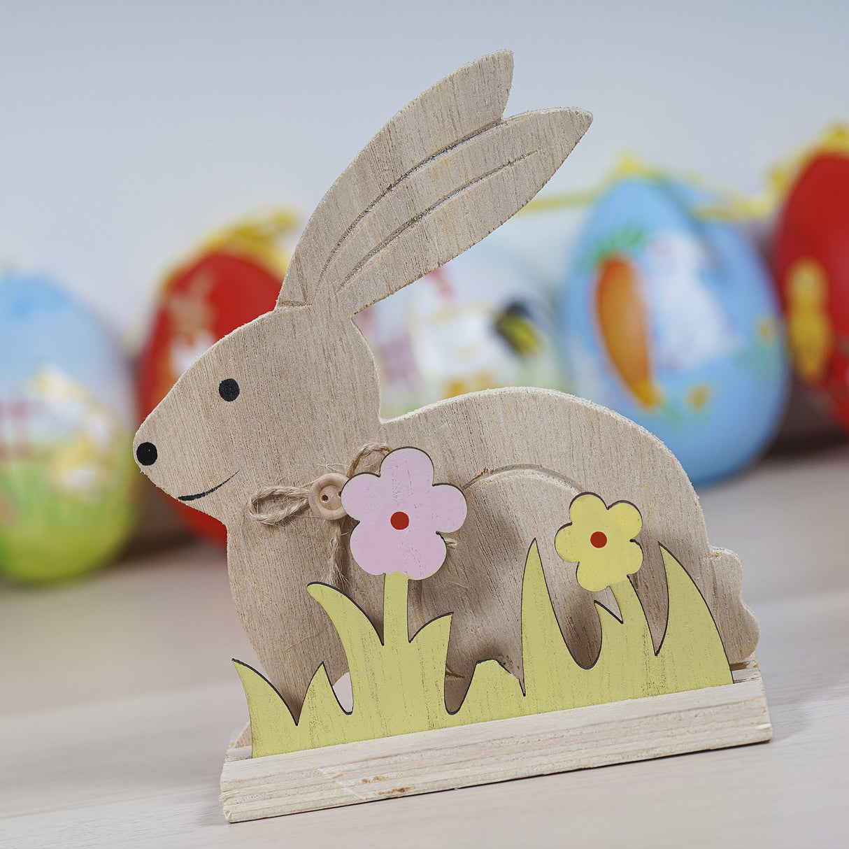 Lasergravierte Holz Osterhasen - Dekoration: Ein niedlicher Blickfang für die Osterzeit - MonPortlaser.de