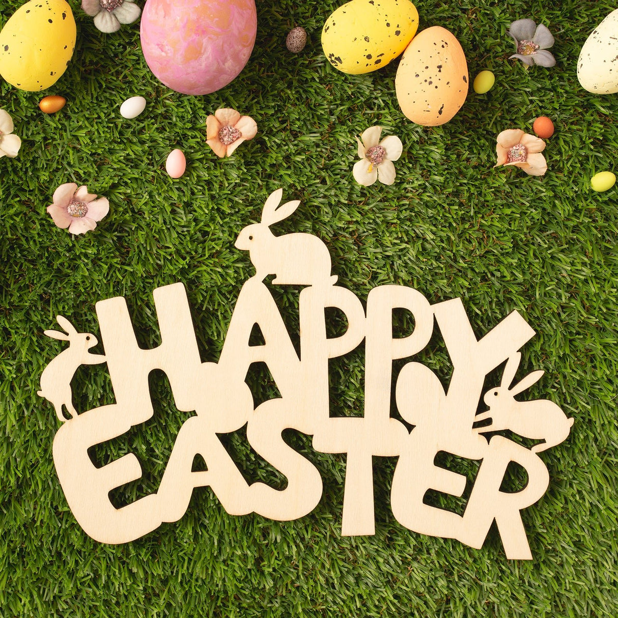 Lasergraviertes Holz Ostereier - Briefset: Persönliche Botschaften mit Stil - MonPortlaser.de