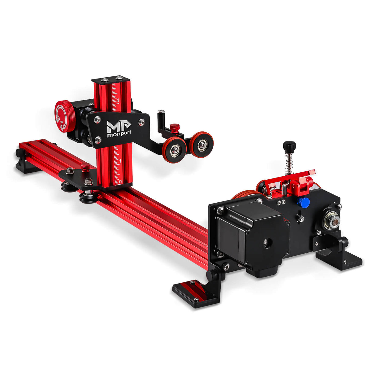 Monport 4 - Rad - Hubdrehachse mit 360° - Drehung für 60 W ~ 150 W CO2 - Lasergravierer - MonPortlaser.de