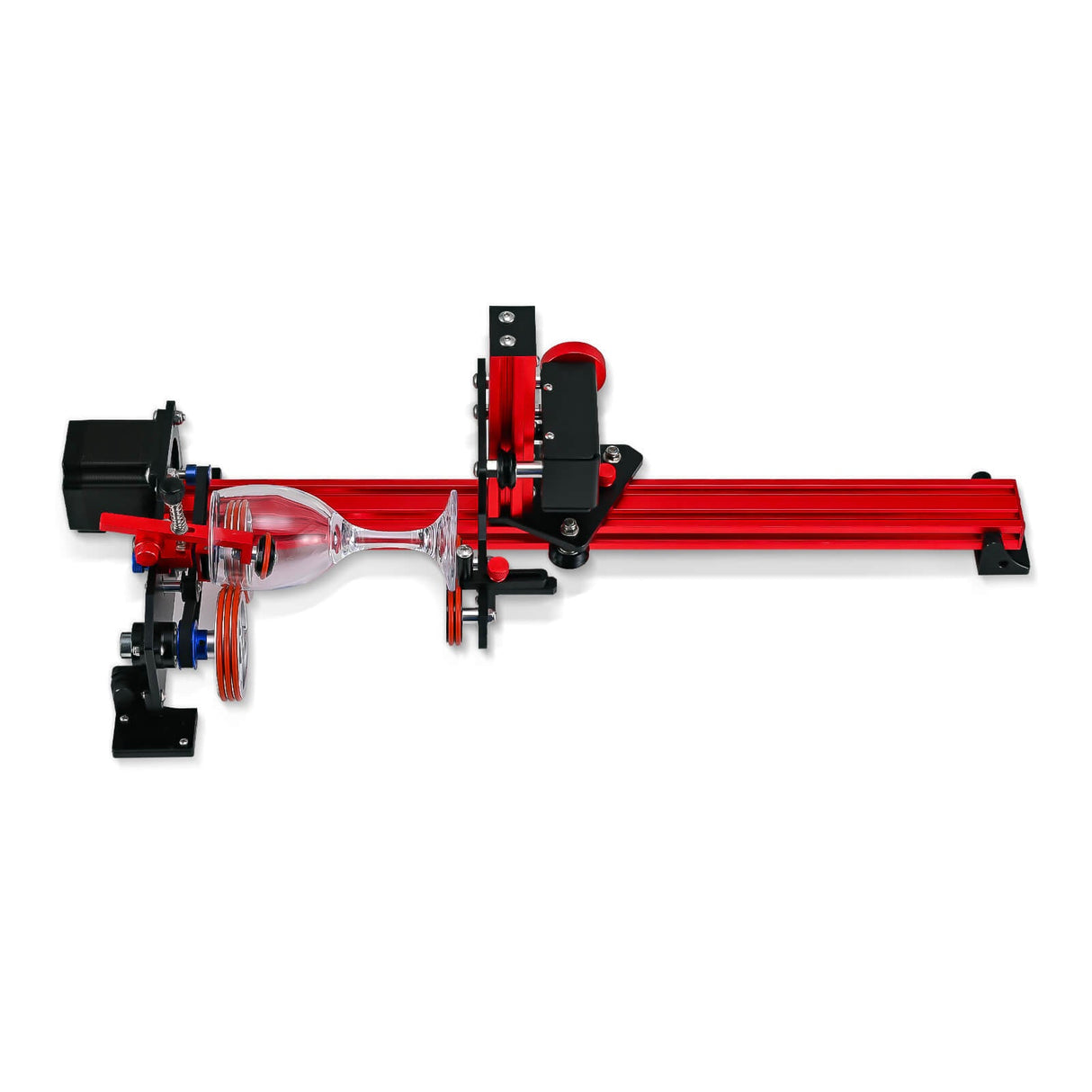 Monport 4 - Rad - Hubdrehachse mit 360° - Drehung für 60 W ~ 150 W CO2 - Lasergravierer - MonPortlaser.de