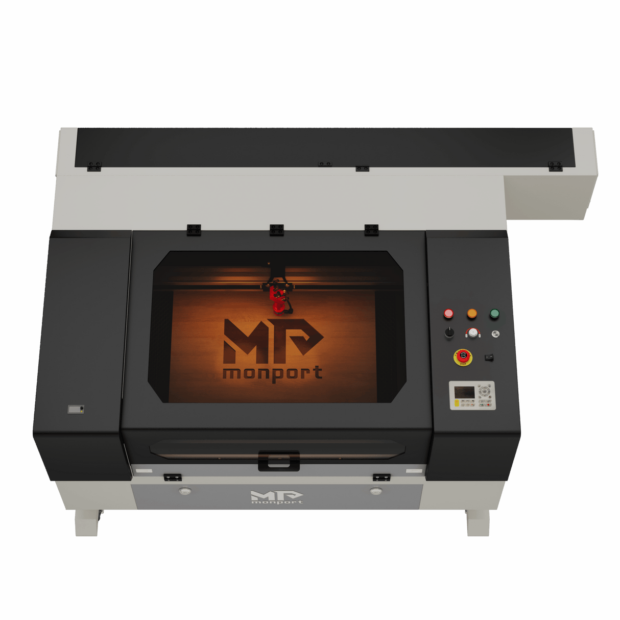 Monport 80W CO2 Laser Graviermaschine & Cutter (500x700mm) mit Autofokus und Halterung - MonPortlaser.de