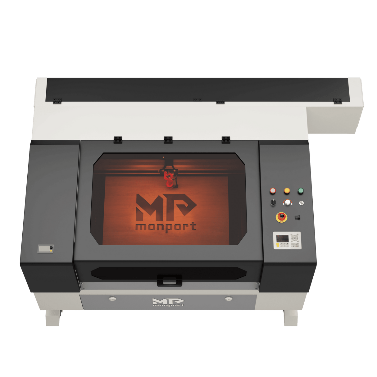 Monport 90W CO2 Laser Graviermaschine & Cutter (500x700mm) mit Autofokus und Halterung - MonPortlaser.de