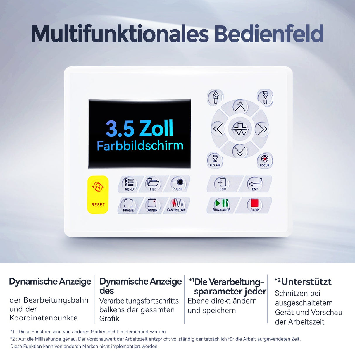 Monport Effi 10S verbesserte Version 100W CO2 - Lasergravurmaschine und Schneidemaschine mit Autofokus - Funktion und integrierter Wasserkühler - MonPortlaser.de