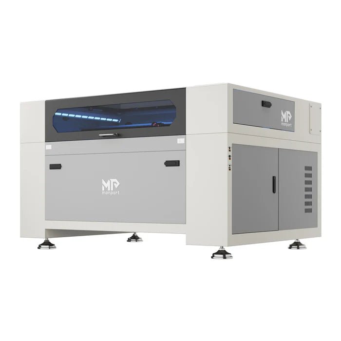 Monport Effi 16S verbesserte Version 150W CO2 - Lasergravurmaschine und Schneidemaschine mit Autofokus - Funktion und integrierter Wasserkühler - MonPortlaser.de