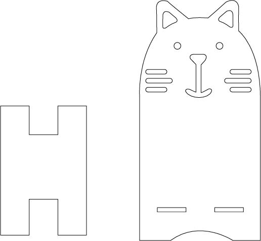 Niedlich und Funktional: Lasergravierte Kätzchen Handyhalterung - MonPortlaser.de