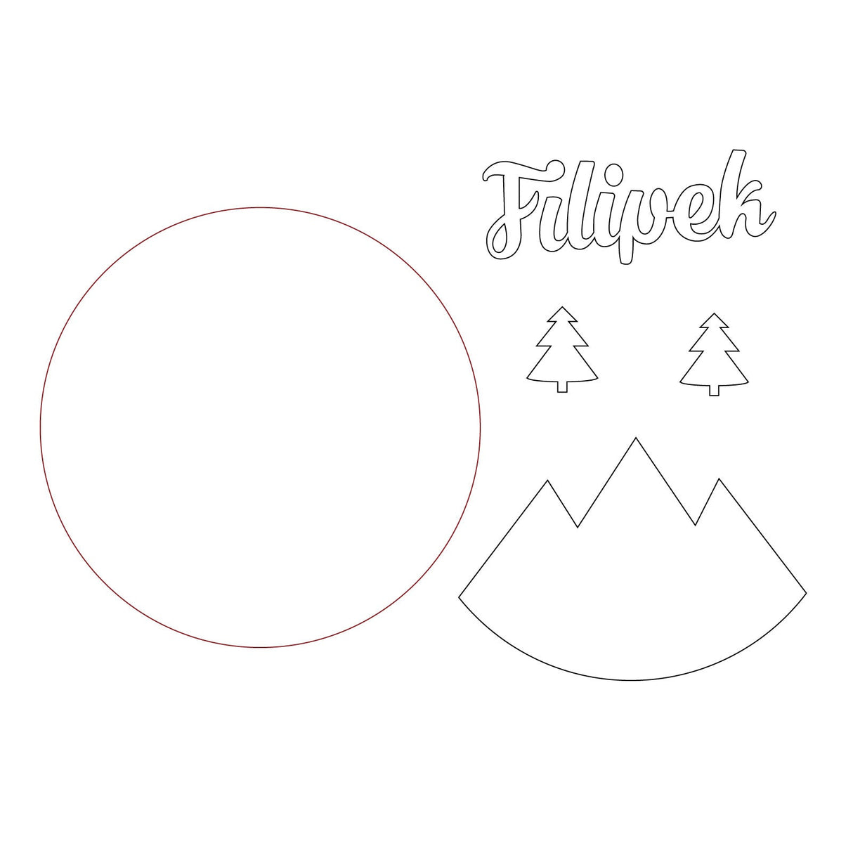 Schneebirge Wald - Display - Datei - MonPortlaser.de