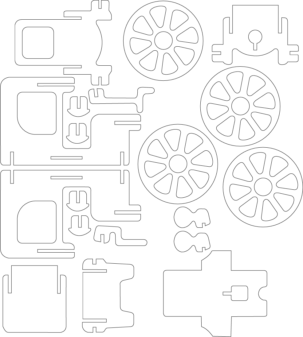 Steigern Sie Ihre Kreativität: Lasergraviertes Auto - Bausatz - MonPortlaser.de