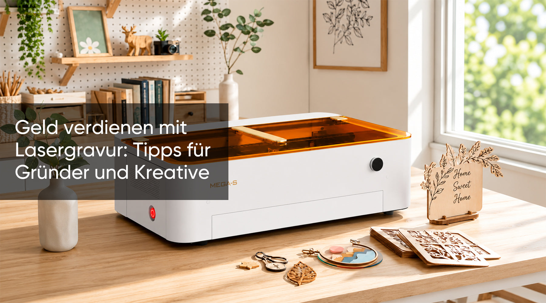 Geld verdienen mit Lasergravur: Tipps für Gründer und Kreative
