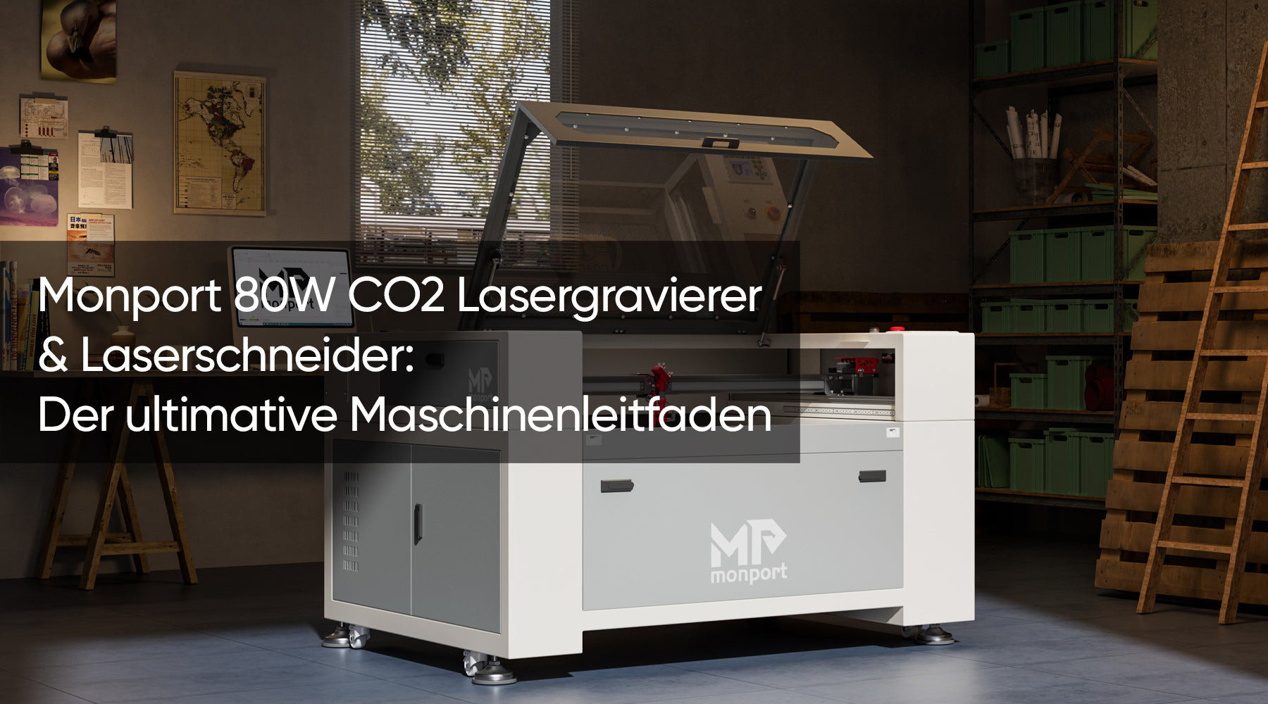Monport 80W CO2 Lasergravierer & Laserschneider: Der ultimative Maschinenleitfaden