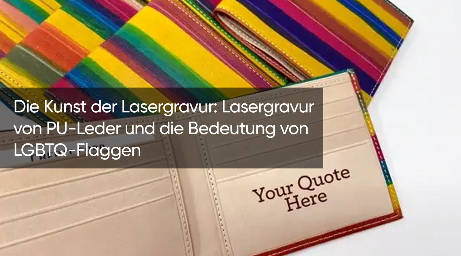  Lasergravur von PU-Leder 
