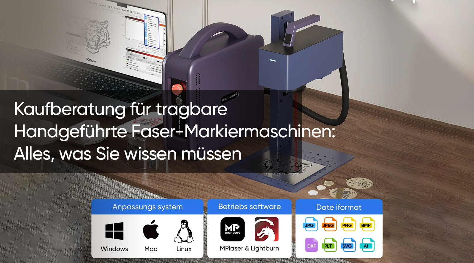 Kaufberatung für tragbare Handgeführte Faser-Markiermaschinen: Alles, was Sie wissen müssen